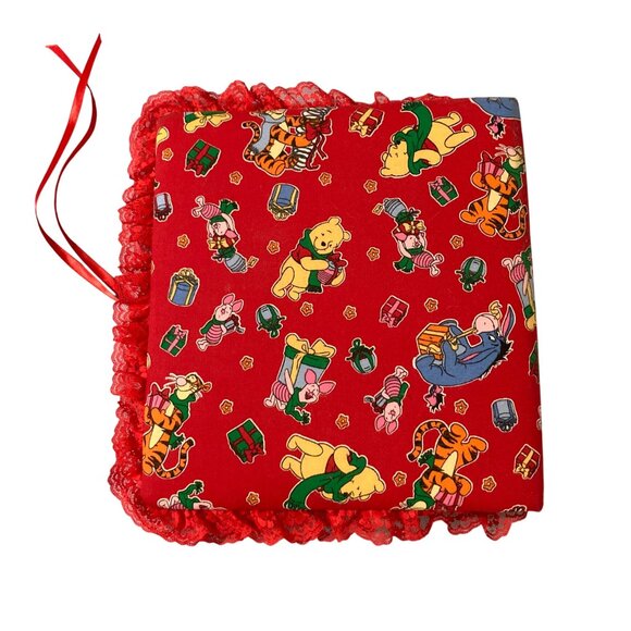 Vintage Christmas Winnie The Pooh Photo Album Scrapbook Binder - Picture 2 of 5